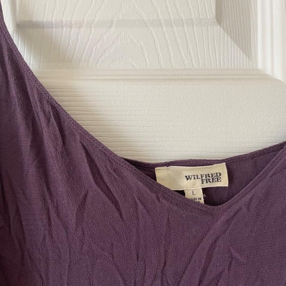 Wilfred Free Cami Muted Purple Slip Mini Dress - Picture 2 of 2